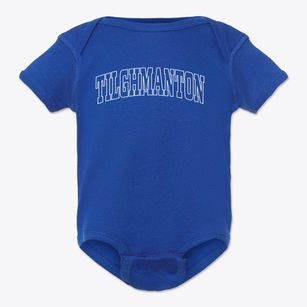 Tilghmanton Maryland Trendy Block Baby Onesie