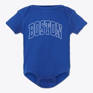 Boston Virginia Trendy Block Baby Onesie