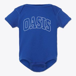Oasis Wisconsin Trendy Block Baby Onesie