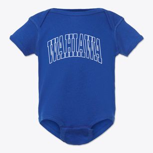 Wahiawa Hawaii Trendy Block Baby Onesie