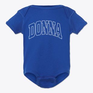 Donna Texas Trendy Block Baby Onesie