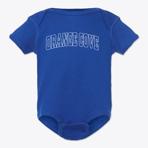 Orange Cove California Trendy Block Baby Onesie