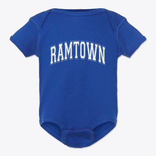 Ramtown New Jersey Varsity Baby Onesie