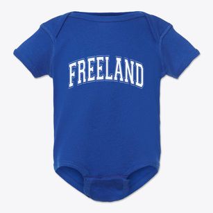 Freeland Pennsylvania Varsity Baby Onesie