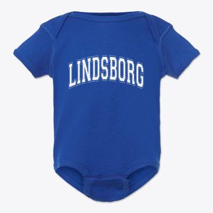 Lindsborg Kansas Varsity Baby Onesie