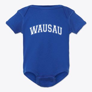 Wausau Wisconsin Varsity Baby Onesie