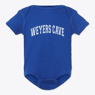 Weyers Cave Virginia Varsity Baby Onesie