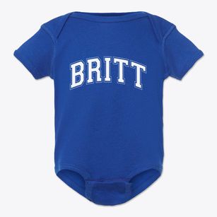 Britt Iowa Varsity Baby Onesie