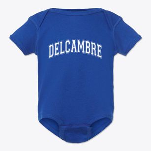 Delcambre Louisiana Varsity Baby Onesie