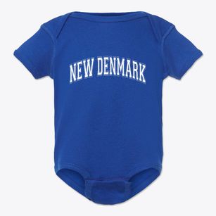 New Denmark Wisconsin Varsity Baby Onesie