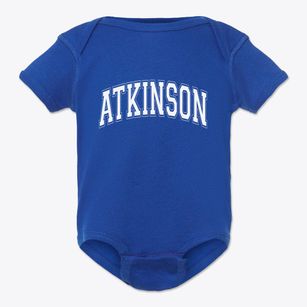 Atkinson Nebraska Varsity Baby Onesie
