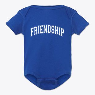 Friendship Maine Varsity Baby Onesie