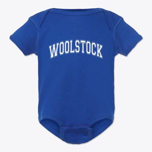 Woolstock Iowa Varsity Baby Onesie