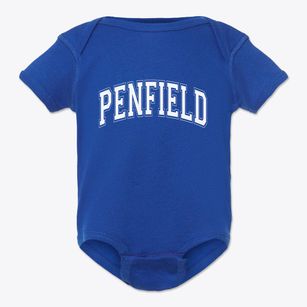Penfield Illinois Varsity Baby Onesie