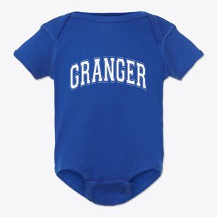 Granger Wyoming Varsity Baby Onesie