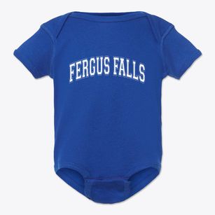 Fergus Falls Minnesota Varsity Baby Onesie