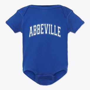 Abbeville Louisiana Varsity Baby Onesie