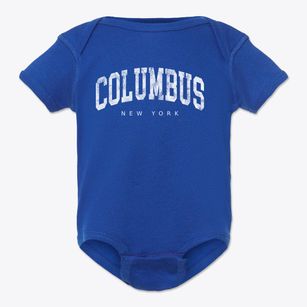 Columbus New York Urban Vibe Baby Onesie