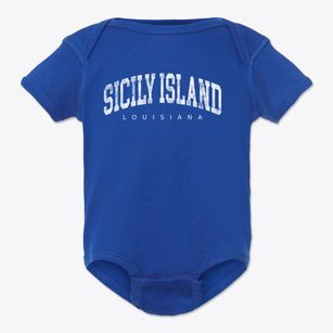 Sicily Island Louisiana Urban Vibe Baby Onesie