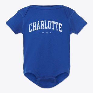 Charlotte Iowa Urban Vibe Baby Onesie
