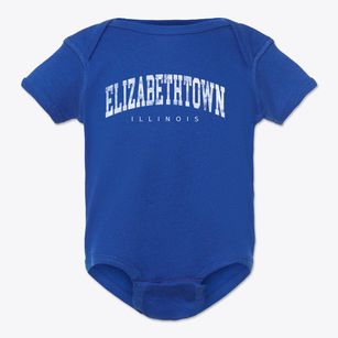 Elizabethtown Illinois Urban Vibe Baby Onesie