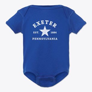 Exeter Pennsylvania Star Baby Onesie