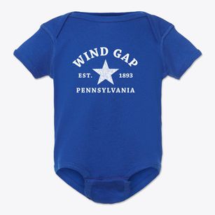 Wind Gap Pennsylvania Star Baby Onesie
