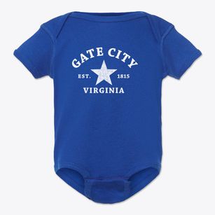 Gate City Virginia Star Baby Onesie