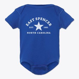 East Spencer North Carolina Star Baby Onesie