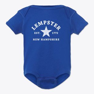 Lempster New Hampshire Star Baby Onesie