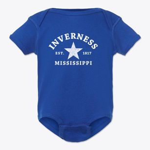 Inverness Mississippi Star Baby Onesie