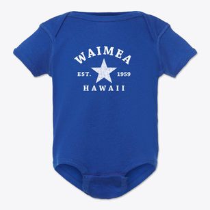 Waimea Hawaii Star Baby Onesie