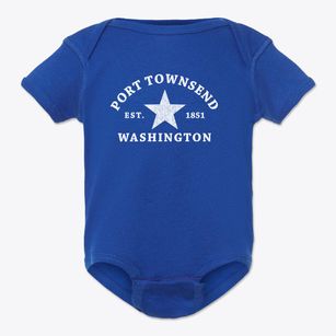 Port Townsend Washington Star Baby Onesie
