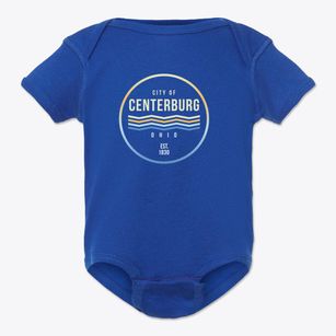 Centerburg Ohio Color Fade Baby Onesie