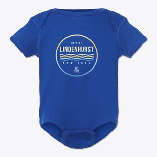 Lindenhurst New York Color Fade Baby Onesie
