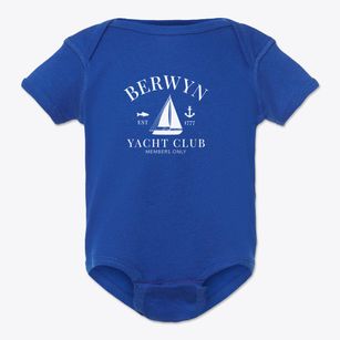 Berwyn Pennsylvania Yacht Club Baby Onesie