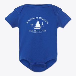Woodbury Heights New Jersey Yacht Club Baby Onesie