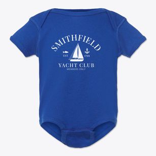 Smithfield Pennsylvania Yacht Club Baby Onesie