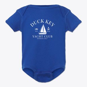 Duck Key Florida Yacht Club Baby Onesie