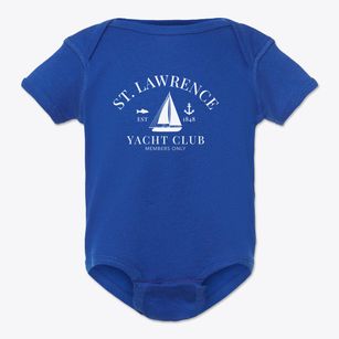 St. Lawrence Wisconsin Yacht Club Baby Onesie