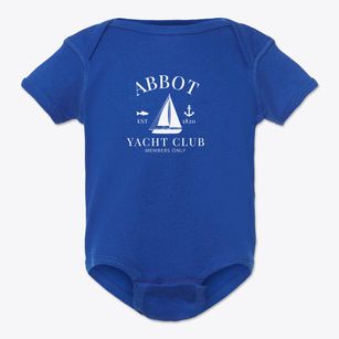 Abbot Maine Yacht Club Baby Onesie
