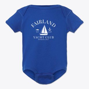Fairland Indiana Yacht Club Baby Onesie