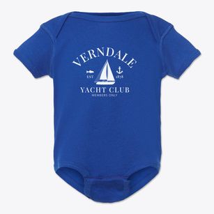 Verndale Minnesota Yacht Club Baby Onesie