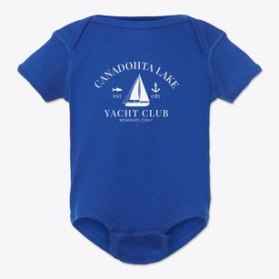 Canadohta Lake Pennsylvania Yacht Club Baby Onesie