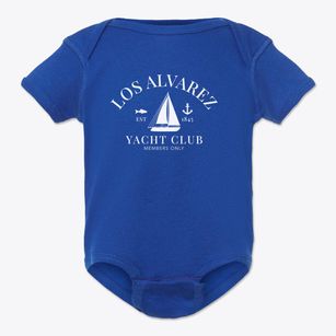 Los Alvarez Texas Yacht Club Baby Onesie