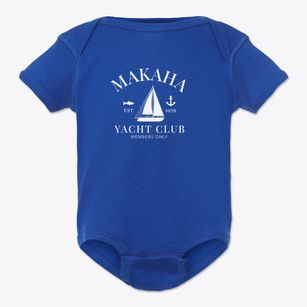 Makaha Hawaii Yacht Club Baby Onesie