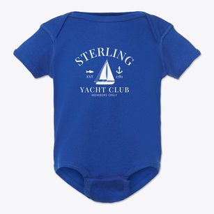 Sterling Massachusetts Yacht Club Baby Onesie