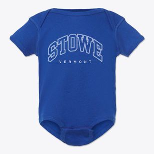 Stowe Vermont Inline Baby Onesie