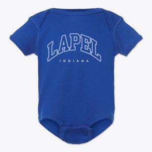 Lapel Indiana Inline Baby Onesie