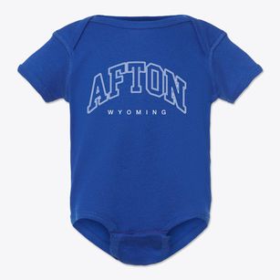Afton Wyoming Inline Baby Onesie
